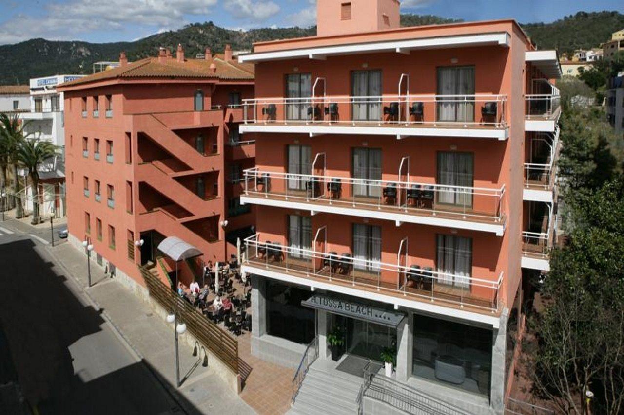 Tossa Beach Center Tossa de Mar Exterior foto